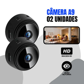 Mini Câmera Espiã A9 HD 1080P com Visão Noturna