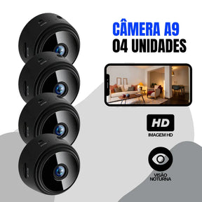 Mini Câmera Espiã A9 HD 1080P com Visão Noturna