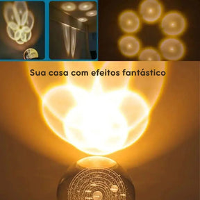 Luminária de Mesa Bola de Cristal