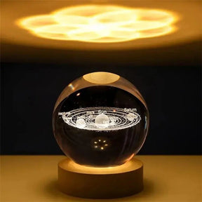 Luminária de Mesa Bola de Cristal