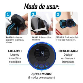 Mini Massageador EMS Portátil